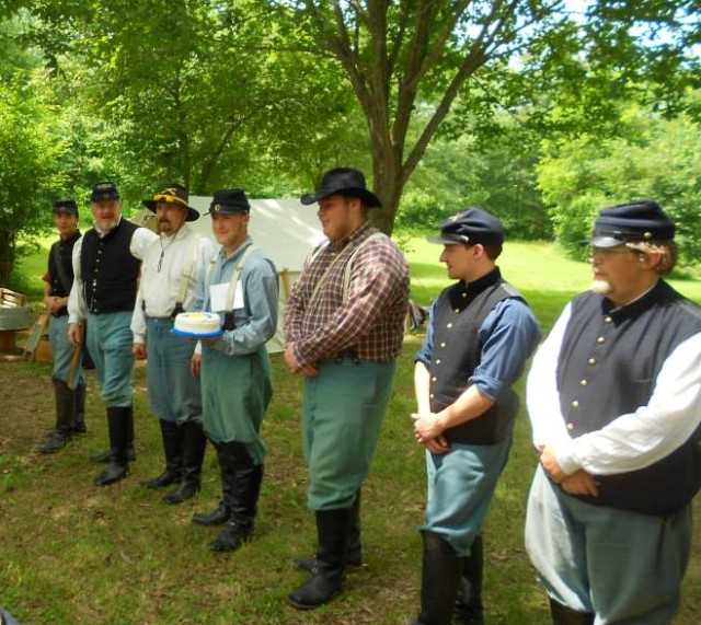 JT's 18th birthday - spent with his regiment family!